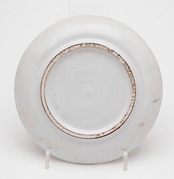 SERVISDELAR, 7 st, lergods, empire, sannolikt Frankrike, 1800-tal.