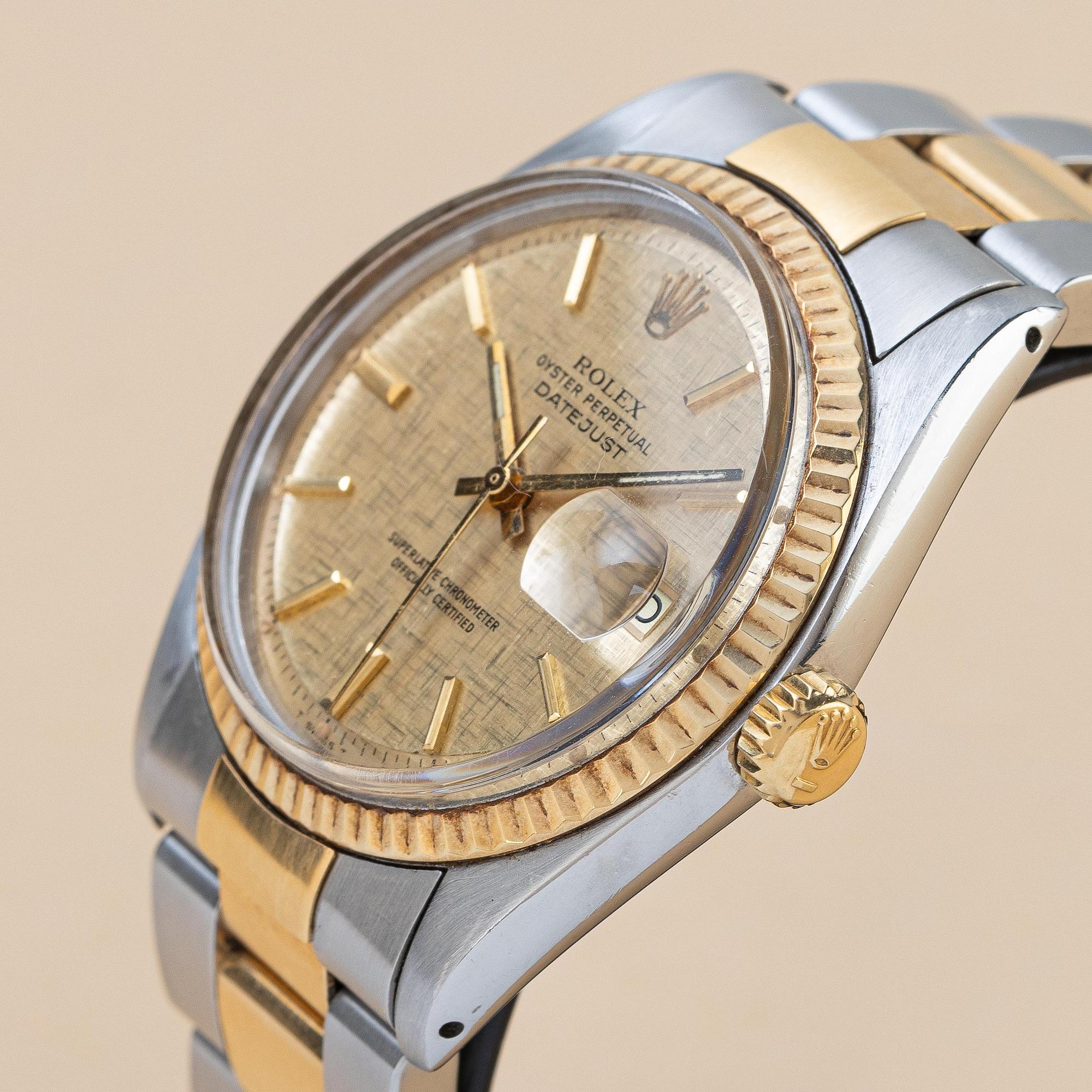 Rolex, Datejust, "Linen Dial", ca 1978.