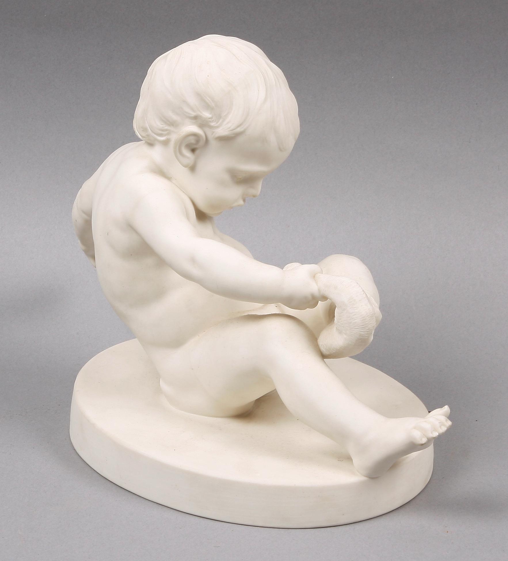 FIGURIN, parian, Gustafsberg, tidigt 1900-tal.