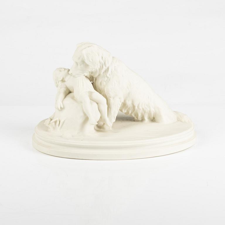 A biscuit porcelain figurine, Gustafsberg, 1921.
