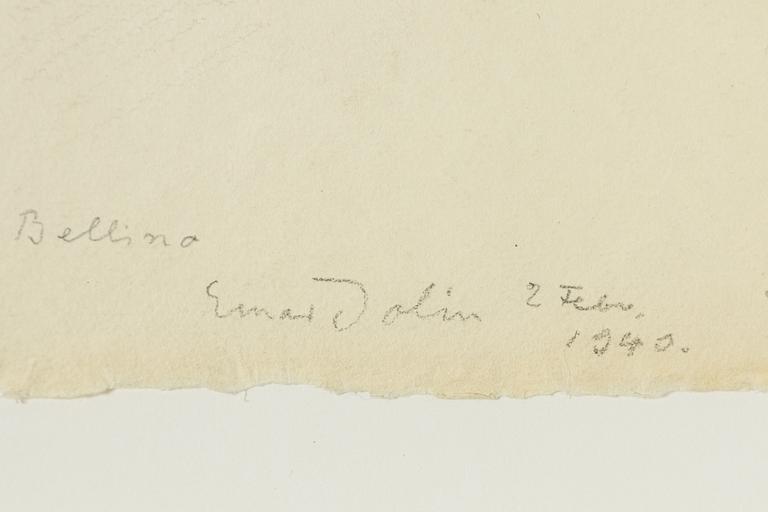 Einar Jolin, "Efter Bellini".