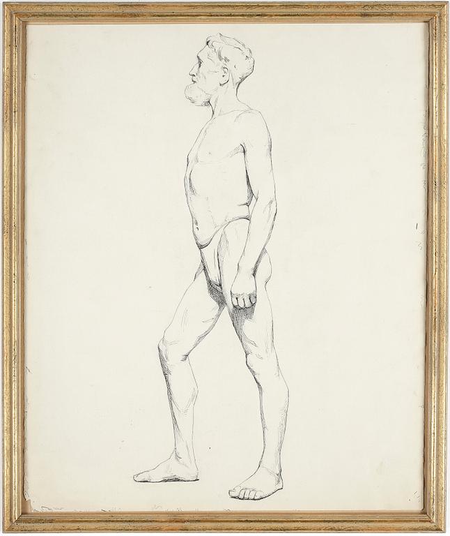 ROBERT THEGERSTRÖM, tuschteckning, signerad a tergo.