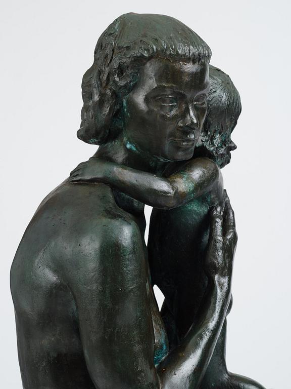 Nils Möllerberg, "Mor och barn" (Mother and child).