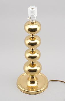 BORDSLAMPA, mässing, Nafa, nr 134, 1900-talets andra hälft.