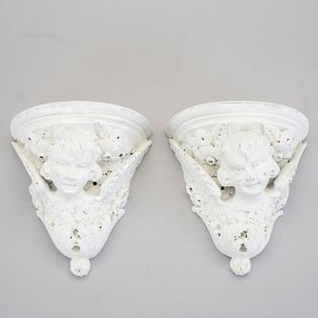 KONSOLER, ett par, 1800-talets slut.