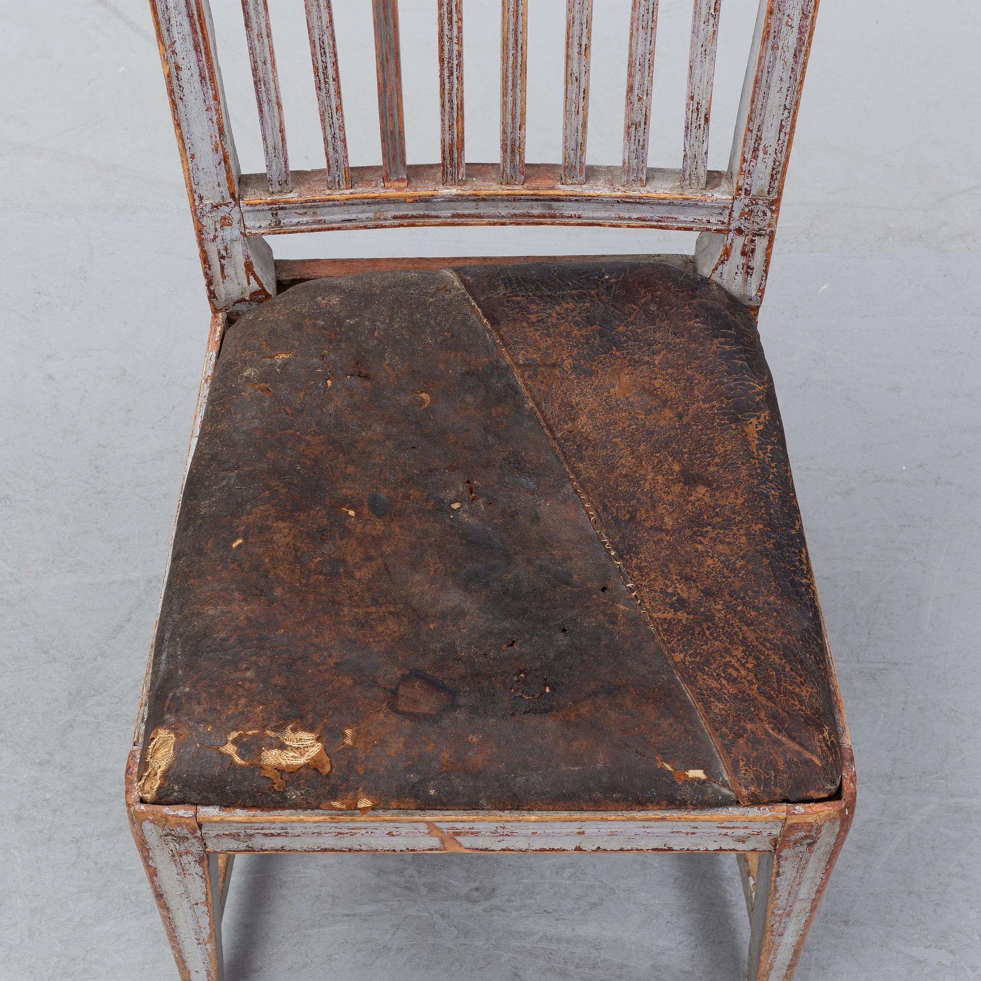 A Swedish chair, early 19th century.