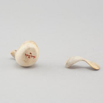 A salt cellar by Lars Pirak, signed.
