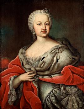 365A. Martin Mijtens d.y (van Meytens) Tillskriven, "Maria Theresia av Österrike" (1717-1780).