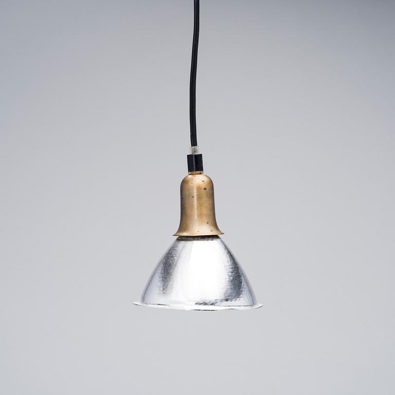 INGO MAURER, BORDSLAMPA OCH TVÅ TAKLAMPOR, "Grasl", formgiven av Jan Roth 1973.