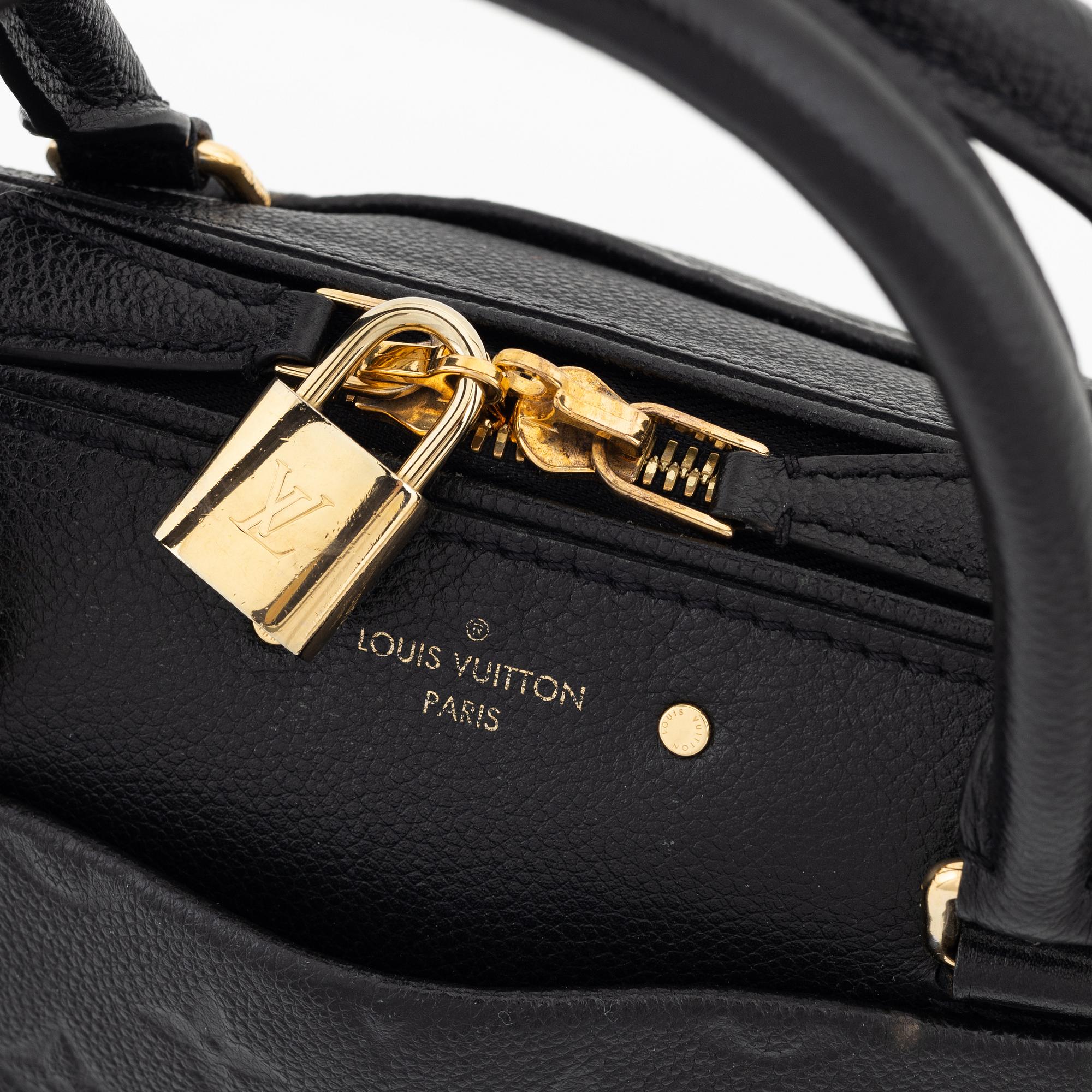 Louis Vuitton, a black Monogram Empreinte leather 'Speedy 25' handbag, 2016.