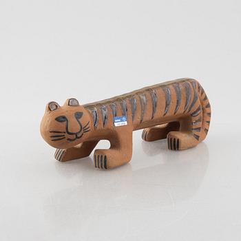 Lisa Larson, figurin, stengods, "Tiger", ur serien "Afrika", Gustavsberg.