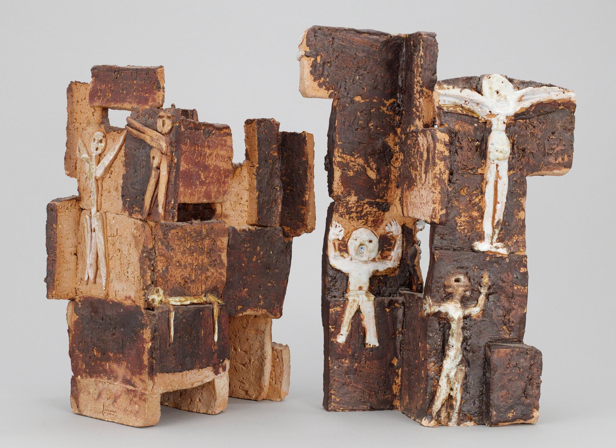 A Hertha Hillfon earthenware sculpture, 1960´s.