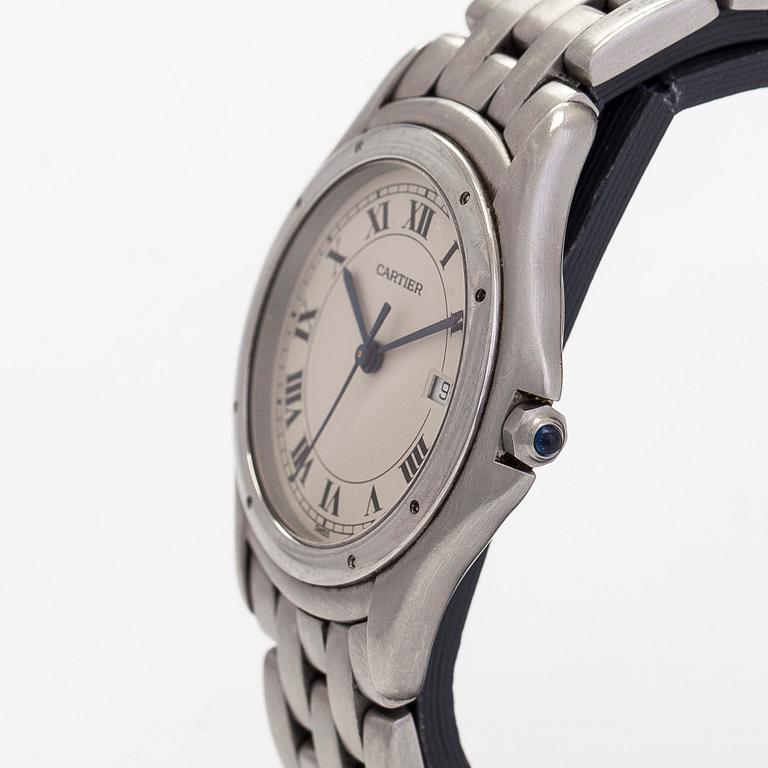 Cartier, Cougar, rannekello, 33 mm.