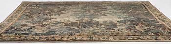 A flemish 'verdur' tapestry, c. 282 x 321 cm, 18 th century.