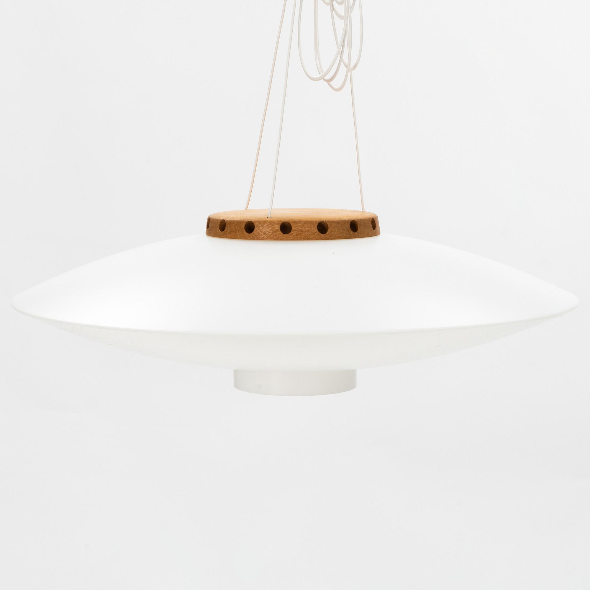 Uno & Östen Kristiansson, taklampa, "Ufo", modell 565, Luxus, Vittsjö, 1960-tal.