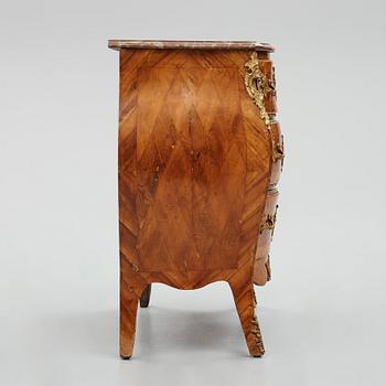 A Swedish Rococo commode, 18th century .