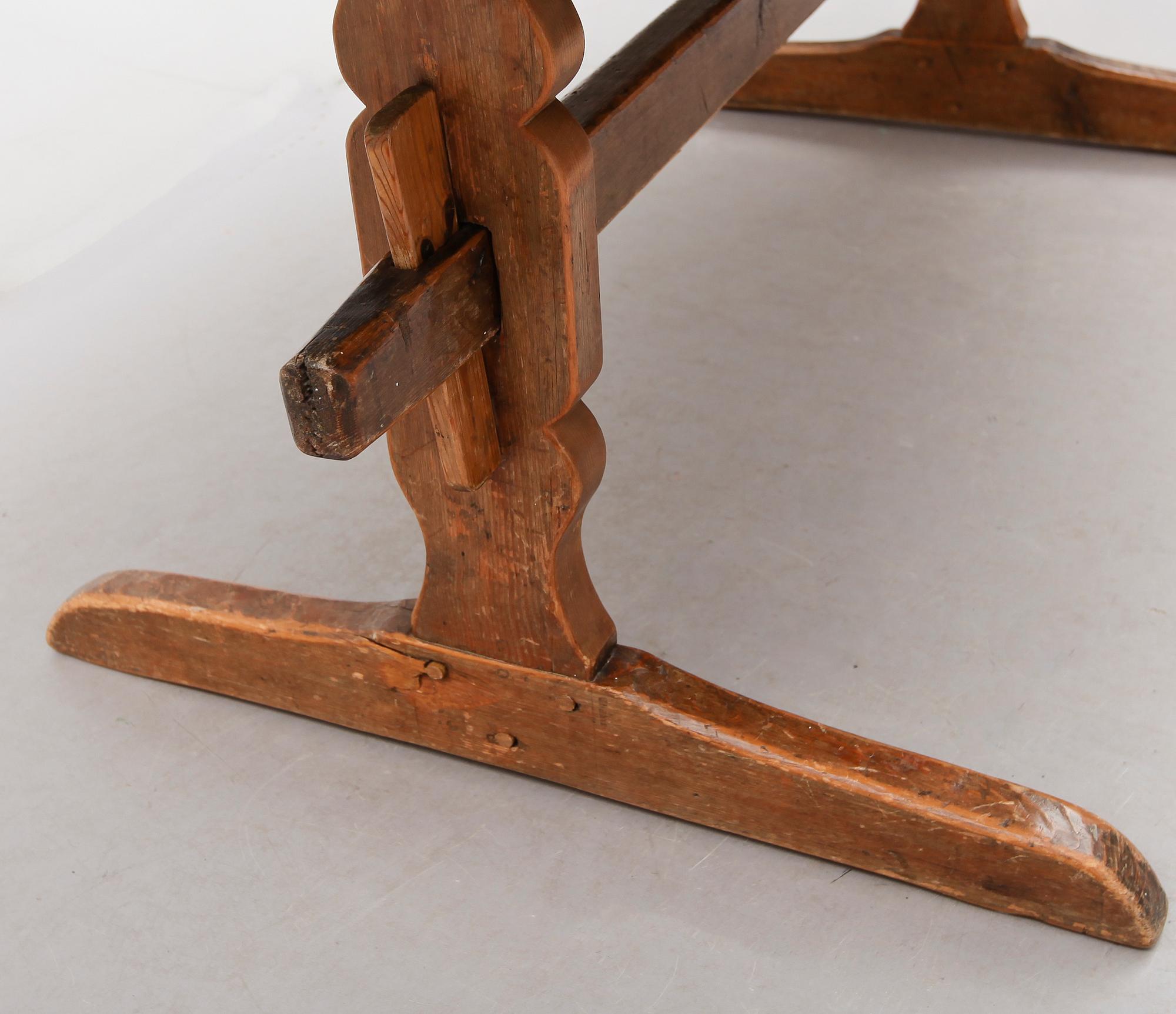BOCKBORD, allmoge, 1800-talets första hälft.