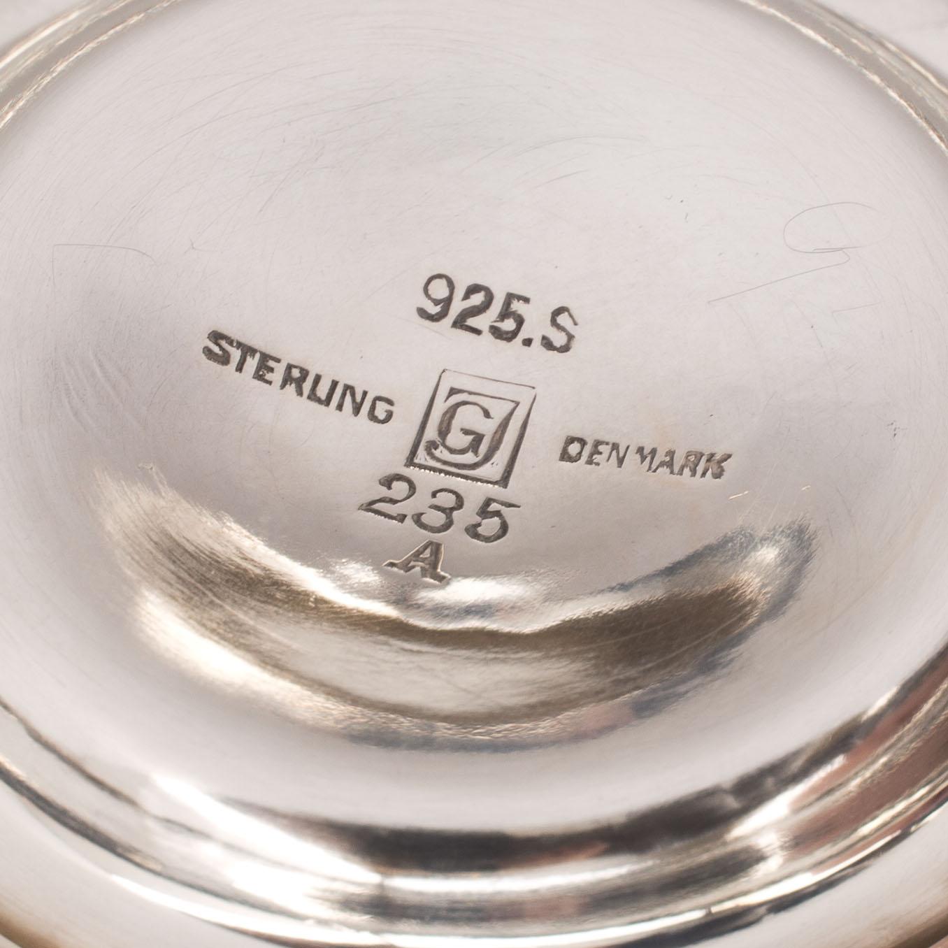 SALTKAR, sterling, Georg Jensen, Köpenhamn.