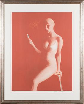 JANNE MYLLYNEN, litografi, signerad, numrerad 24/70.