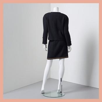 DRÄKT, Chanel, fransk storlek 40.