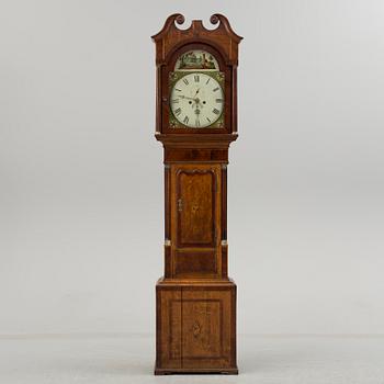 A 19th century English grandfather clock.
