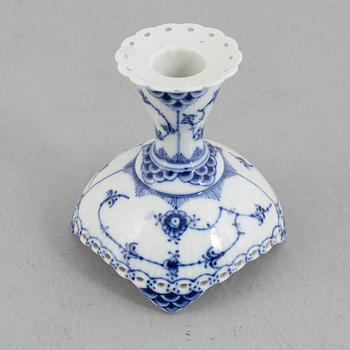 Royal Copenhagen, a 53-piece "Blue Fluted" full lace dinner service, Denmark.