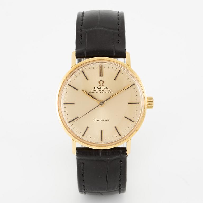 Omega, Chronometer, Genève, wristwatch, 33 mm.