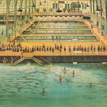 a poster from Sutro Baths San Francisco circa 1896.
