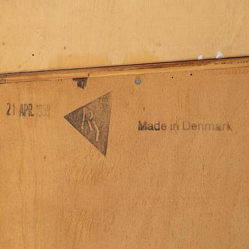 Hans J. Wegner, a teak chest of drawers with bookcase, RY 16, Ry Møbler, Denmark.