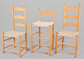 STOLAR, 3 st, Shaker workshop, sekelskiftet 1900/2000-tal.