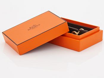 A pair of 1950/60's 'Cordage Noued' cuff-links by Hermès.