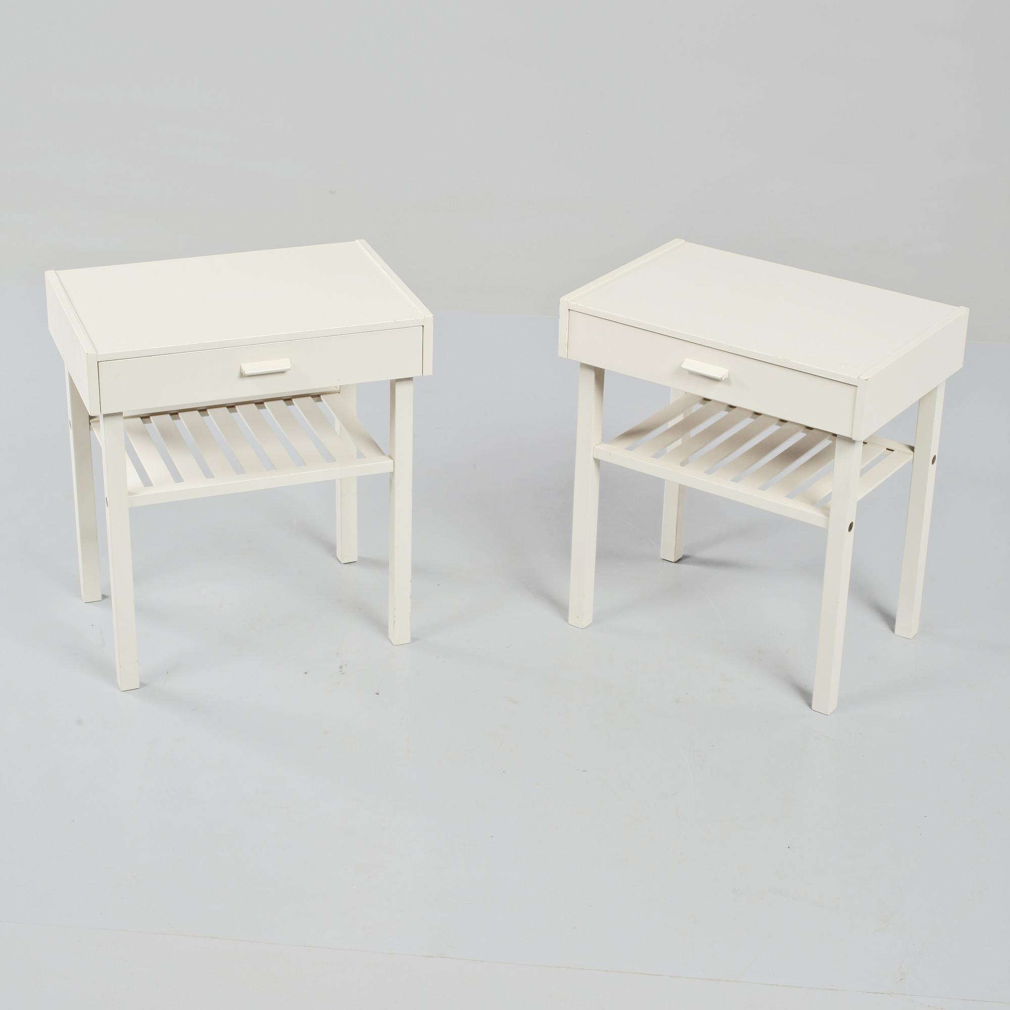 SÄNGBORD, ett par, Sverige, 1950-tal.