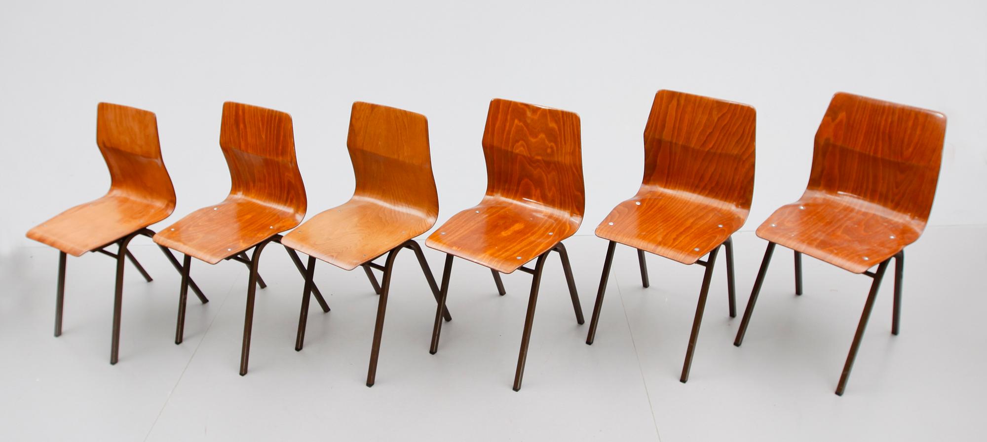 STOLAR, 6 st, industrimodell, 1900-talets mitt.