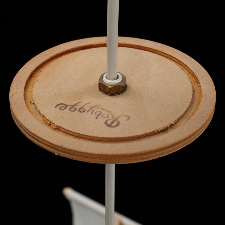 Erik Asmussen, a model 'Kvarnen' ceiling light, Robygge AB, second half of the 20th Century.