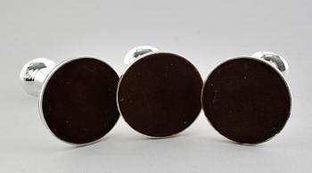 LJUSSTAKAR, 3 st, silver, MGAB, Uppsala 1961-63.