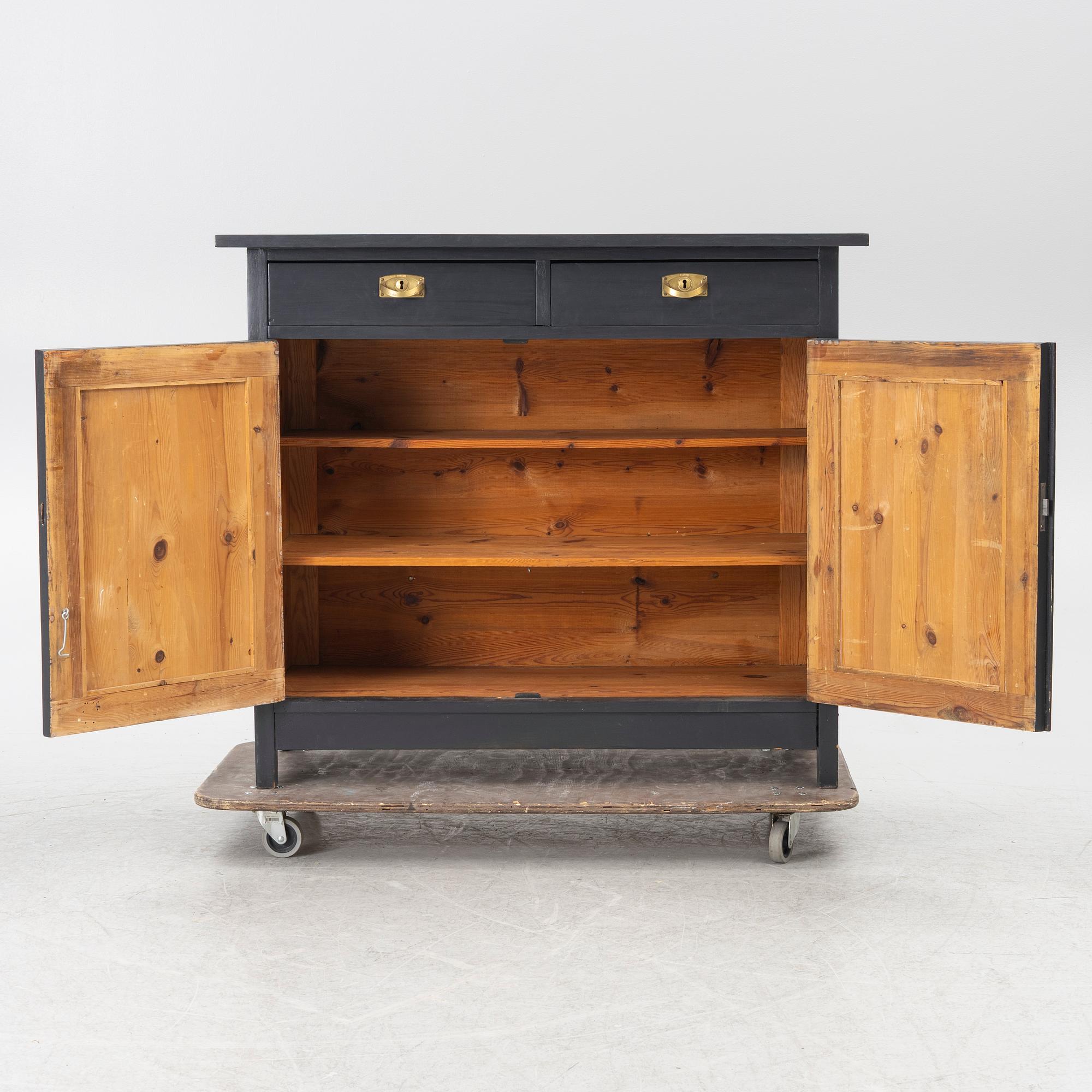 An Art Nouveau sideboard, circa 1900.