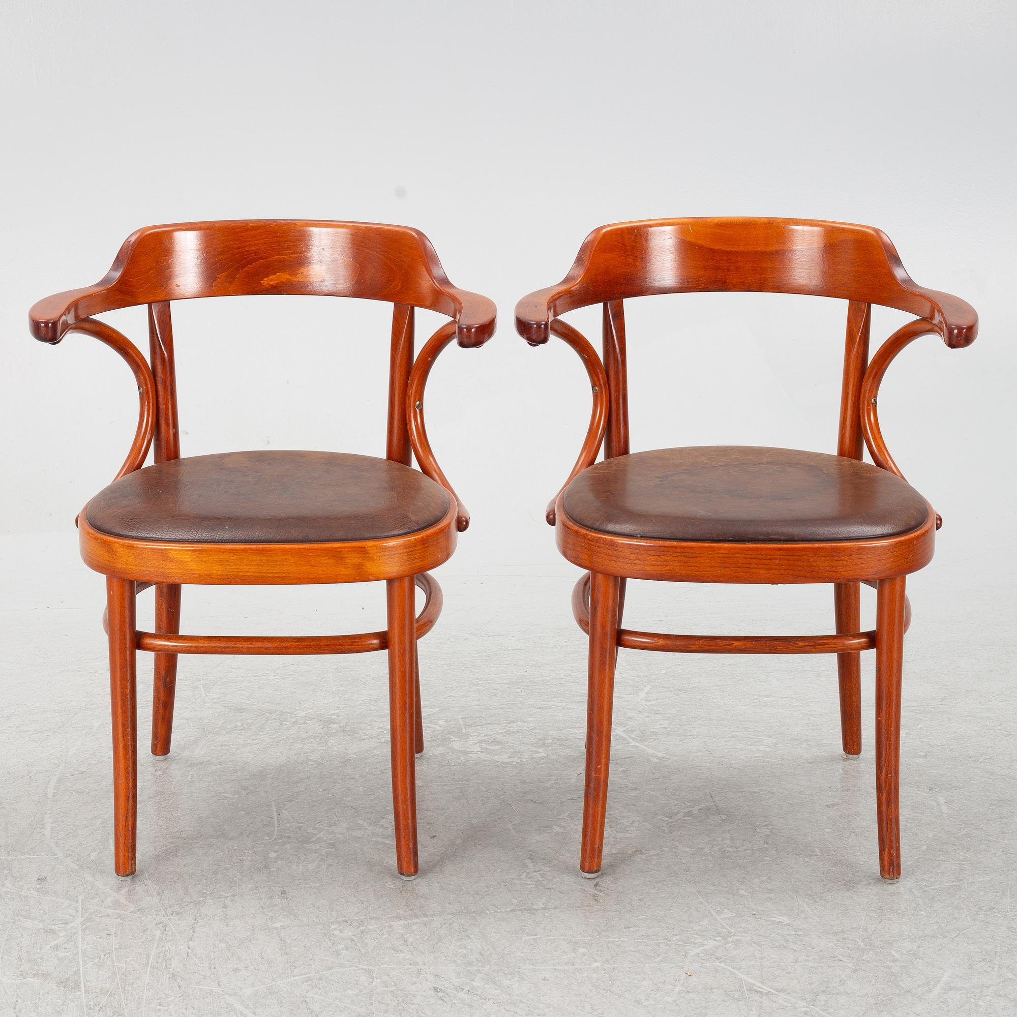 A set of seven 'Cattelin' chairs, Gemla, late 20th century.