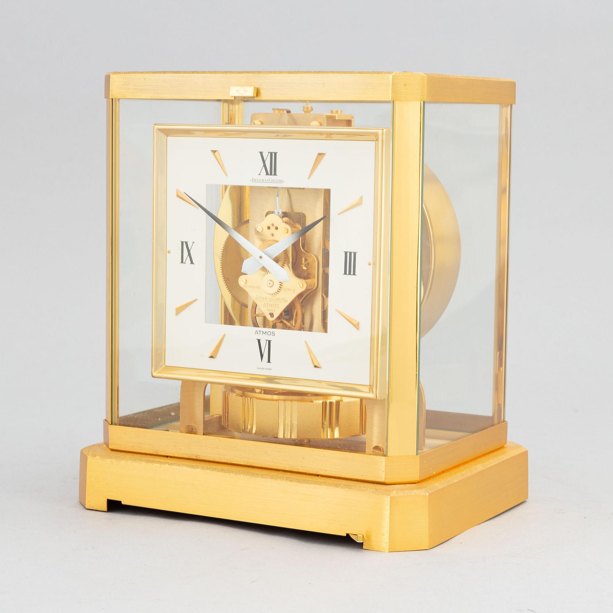 Jeager LeCoultre, Atmos, table clock, 1960's/70's.