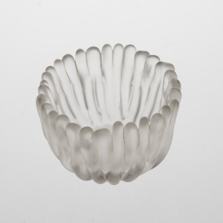 SKÅL, glas, "Renlav", signerad Tapio Wirkkala Iittala 3516.
