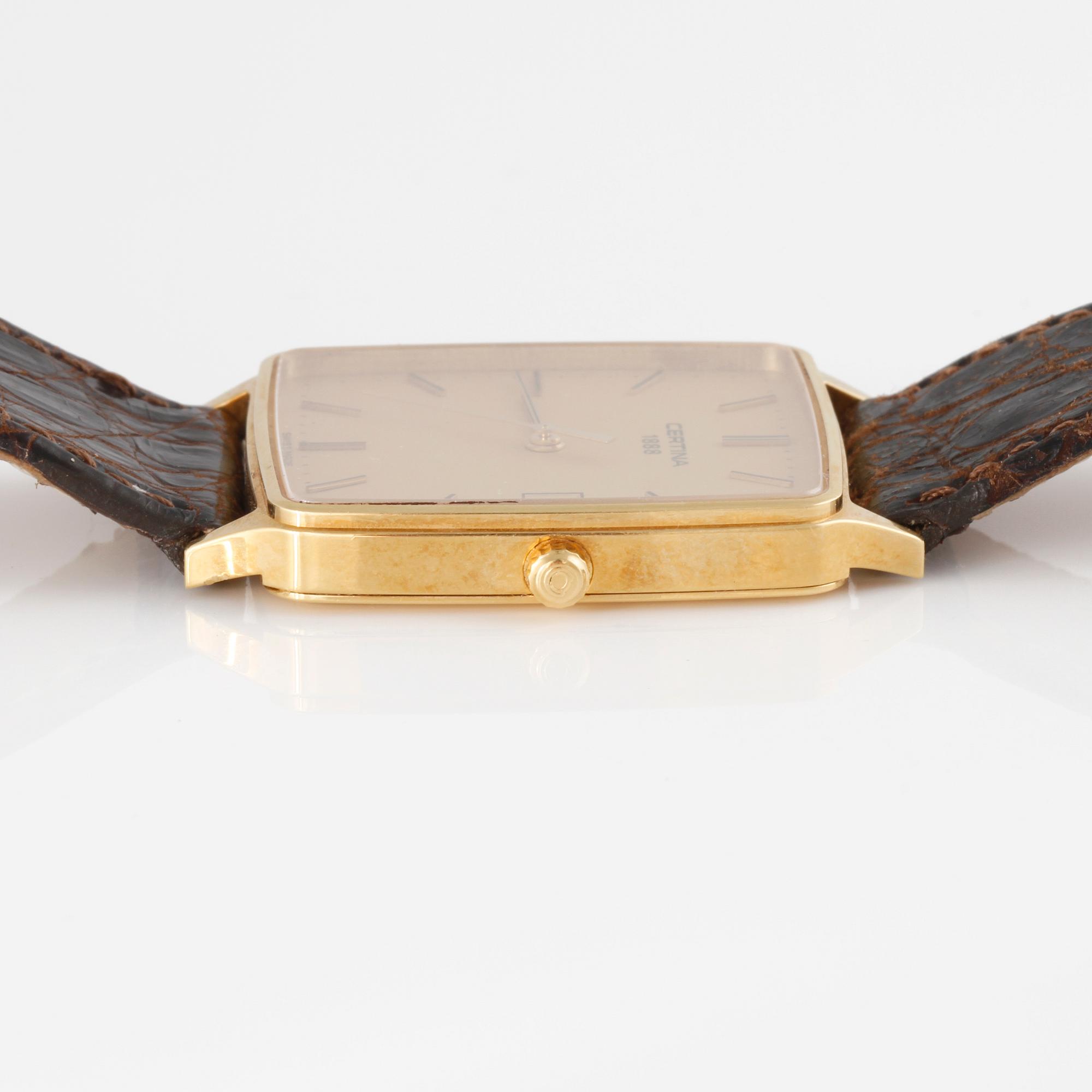 ARMBANDSUR, herr, 18 K guld, Certina, 2004. Vikt inkl armband 30 g.