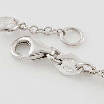 Bracelet, 18K white gold with brilliant-cut diamonds.