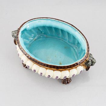 A majolica jardinière, Rörstrand, circa 1900.