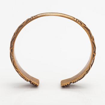 A bronze bracelet "Vörå bracelet", model 207. Kalevala Koru, Helsinki 1940's.