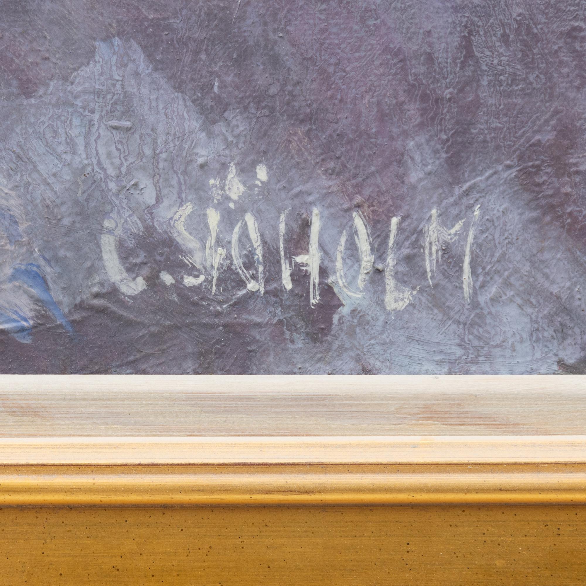 Charles Sjöholm, Mosebacke torg.