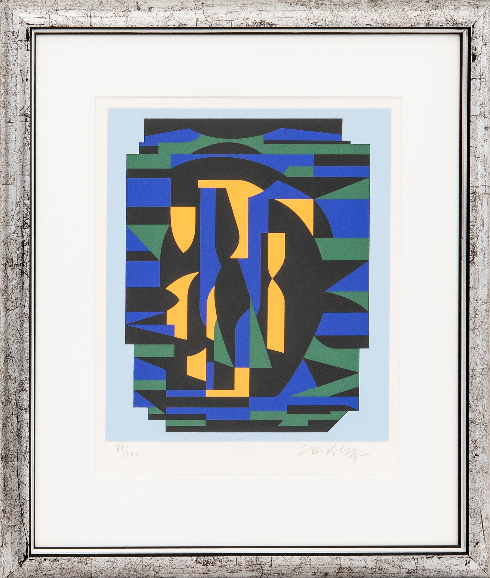 Victor Vasarely, serigraph signed and numbered 84/250.