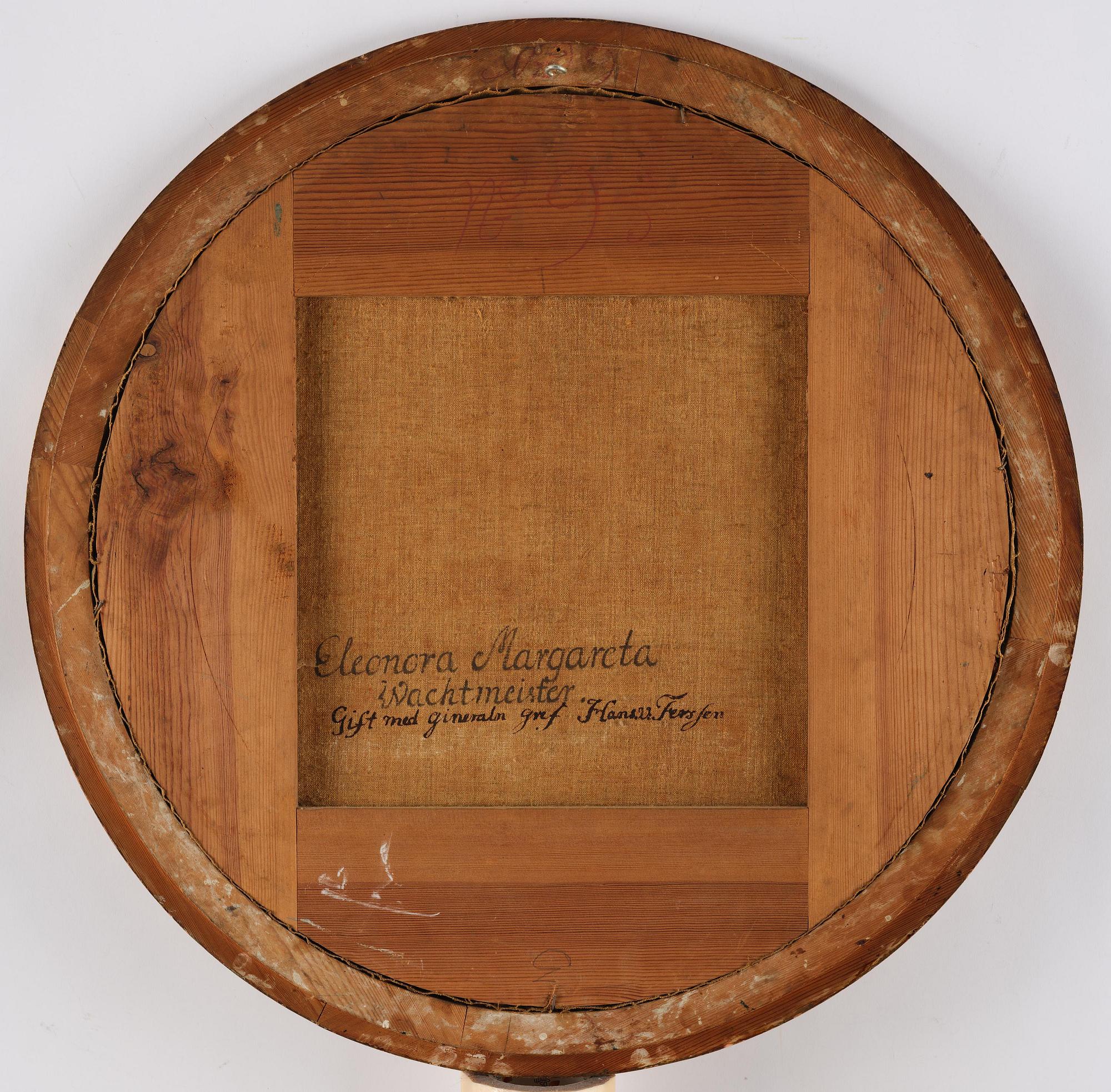 Ulrica Fredrica Pasch, "Eleonora Margareta Wachtmeister af Mälsåker" (1684-1748) (married von Fersen).