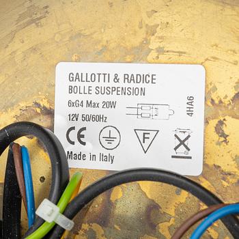 Massimo Castagna, a "Bolle 6" ceiling lamp, Gallotti & Radice, Italy, after 2014.