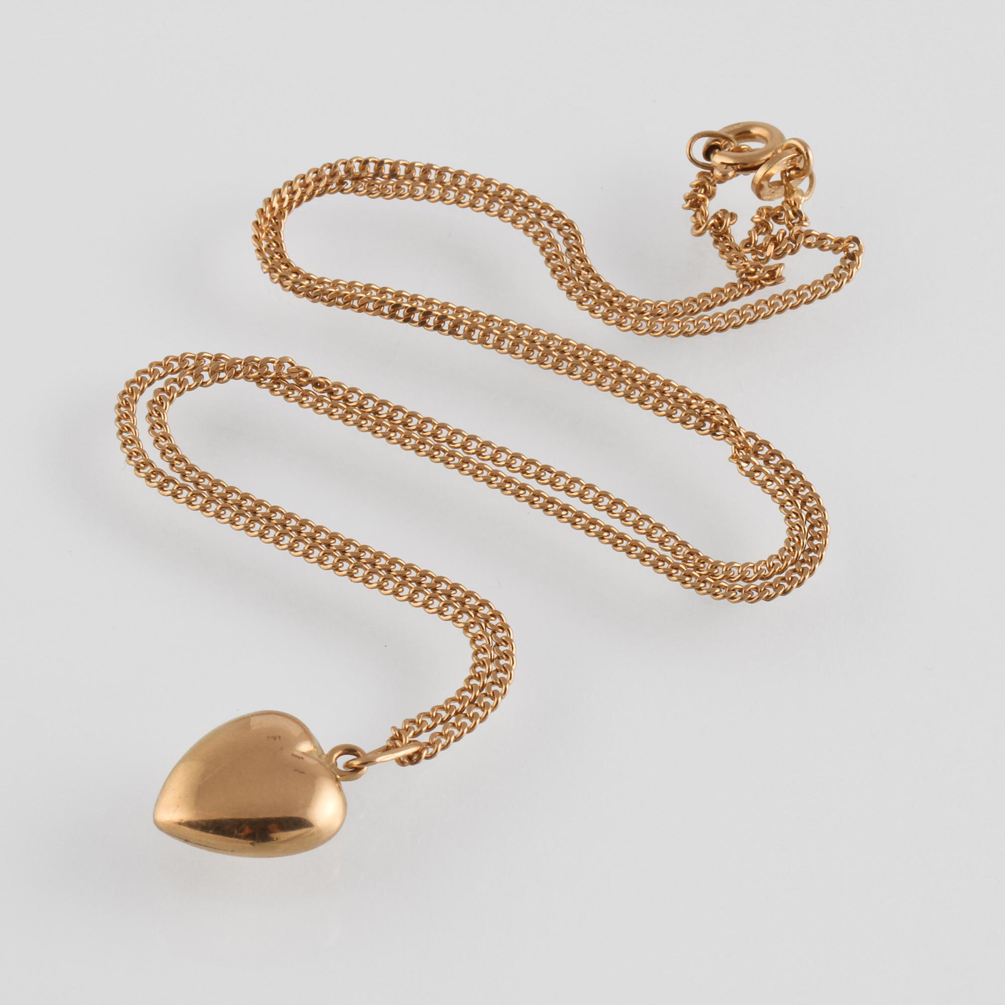 HÄNGE, 18K guld, kattfotstämplat. Vikt 4,2 gram.