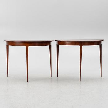 Månbord, ett par, 1800-talets andra hälft.