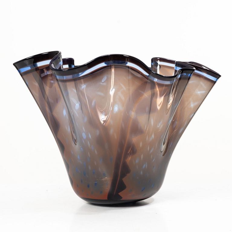 Gunnar Cyrén, skål, graal, glas, Orrefors 1992.